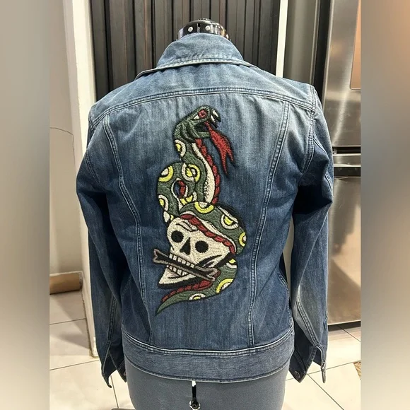 Diesel Industry Wild Spirit Women’s Jeans Jacket Size M - Picture 4 of 16